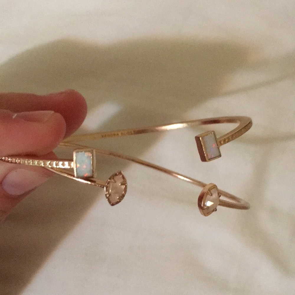 Two Kendra Scott adjustable bracelets